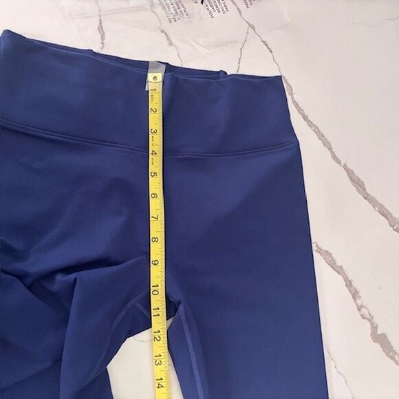 Fabletics | Women's Kessler II High Waisted Strappy 7/8 Workout Leggings Blue L - Picture 15 of 15
